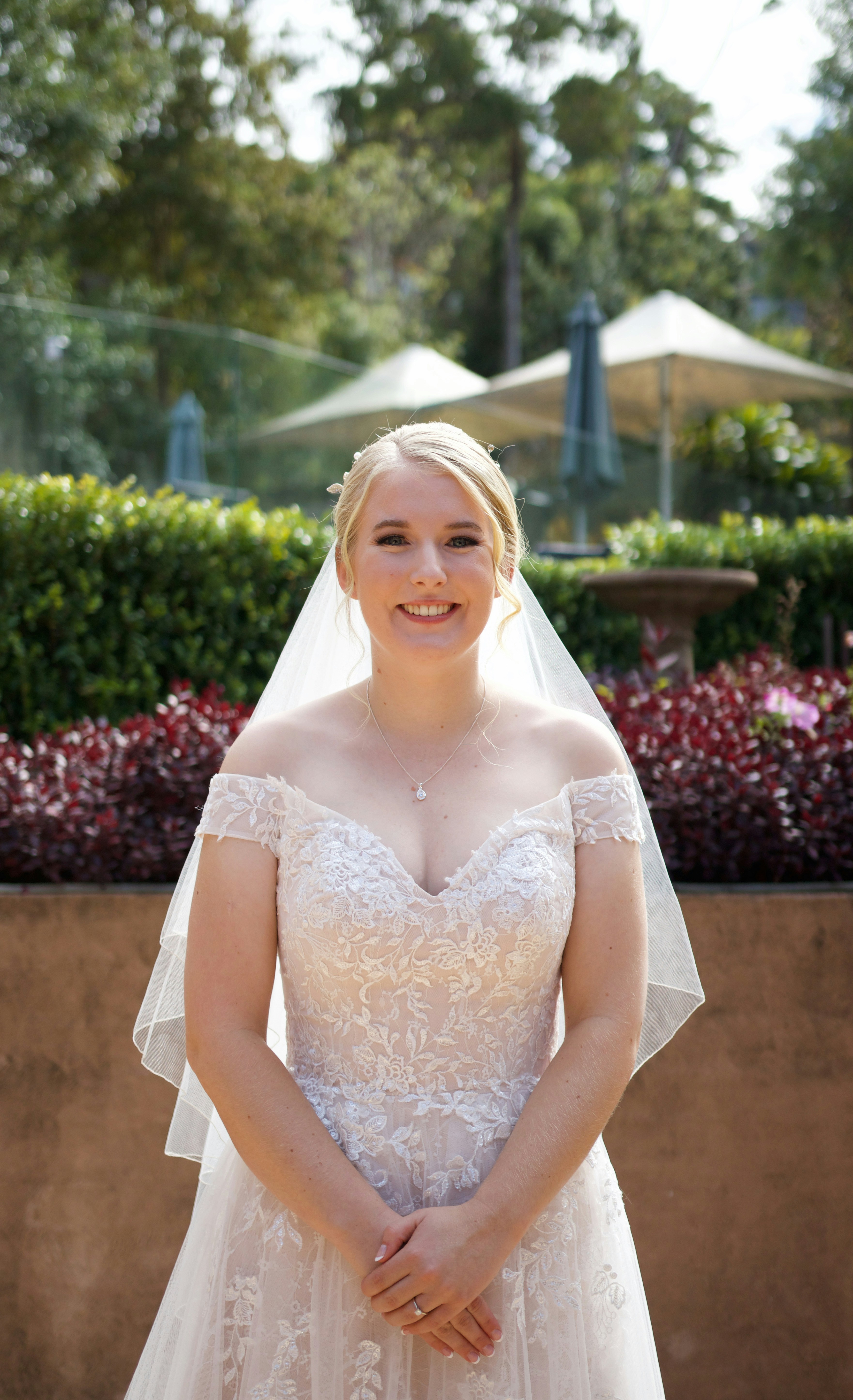 close up of beaded gown